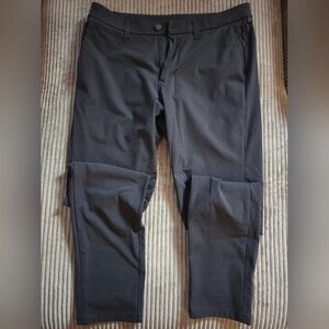 lululemon athletica Men's Black Stretch Chinos